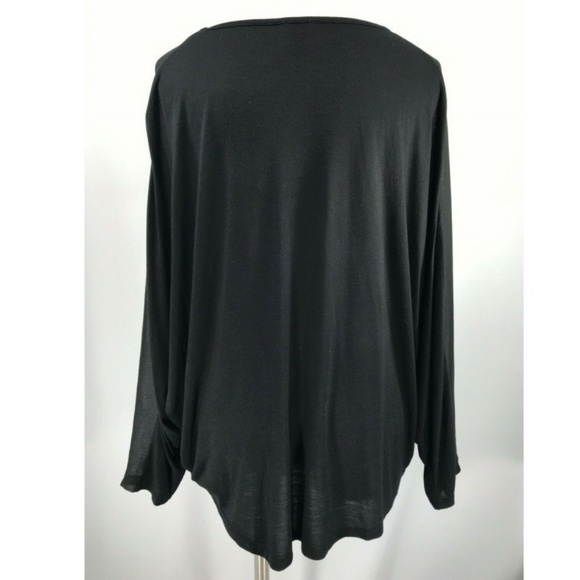 Haute Hippie size L TOP Dolman Sleeves Modal Combo - Picture 3 of 7